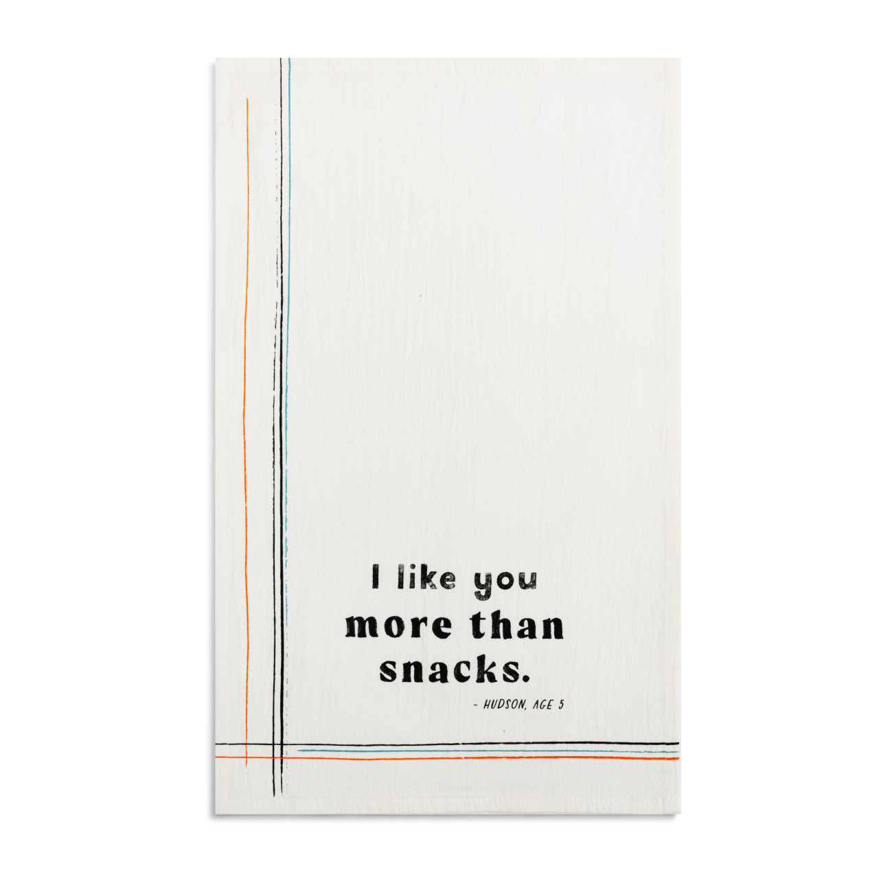 Live From Snack Time More Than Snacks Flour Sack Towel - 17x28in thumbnail