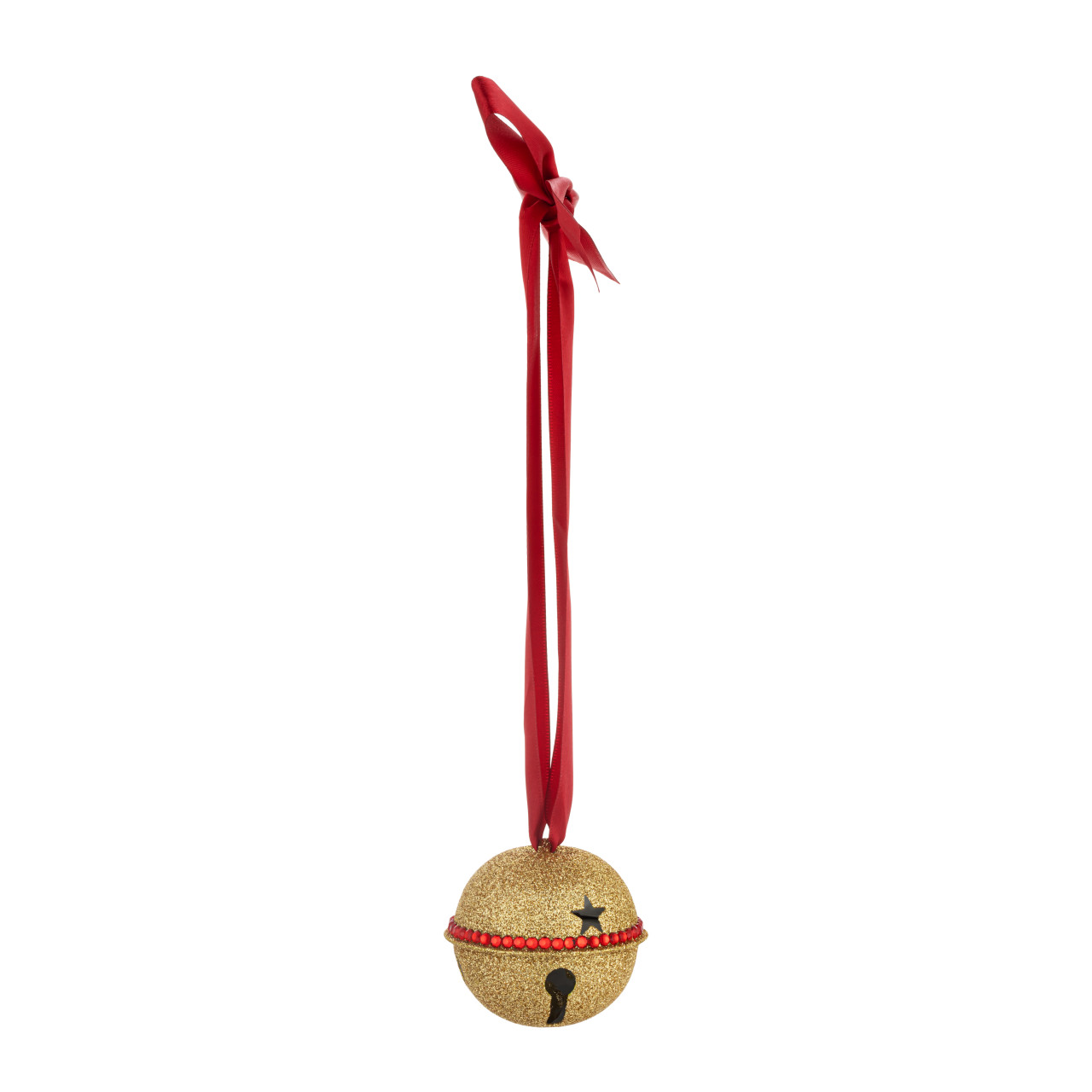Christmas Spirit Jingle Bell Ornament - 2.5x3in thumbnail