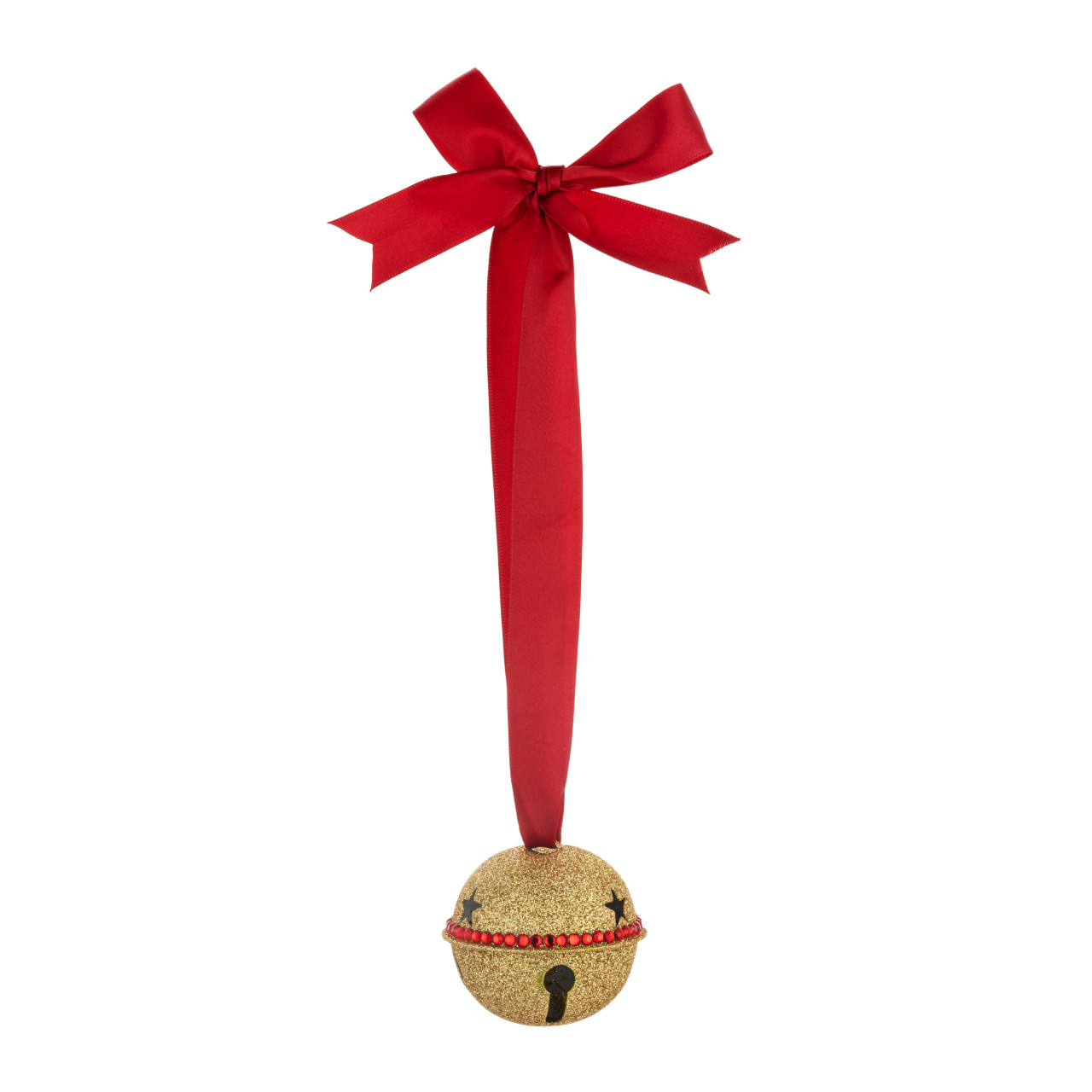 Christmas Spirit Jingle Bell Ornament - 2.5x3in thumbnail