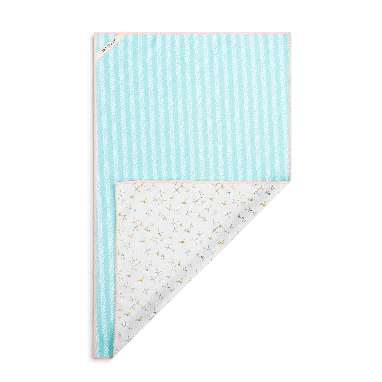 Vintage Floral Absorbent Reversible Towel - 18x30in thumbnail