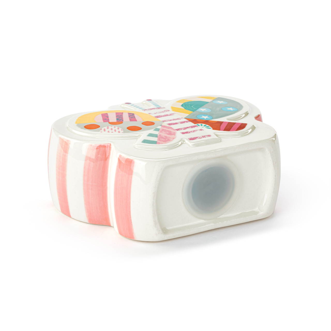 Butterfly Ceramic Bank - 5x5in thumbnail