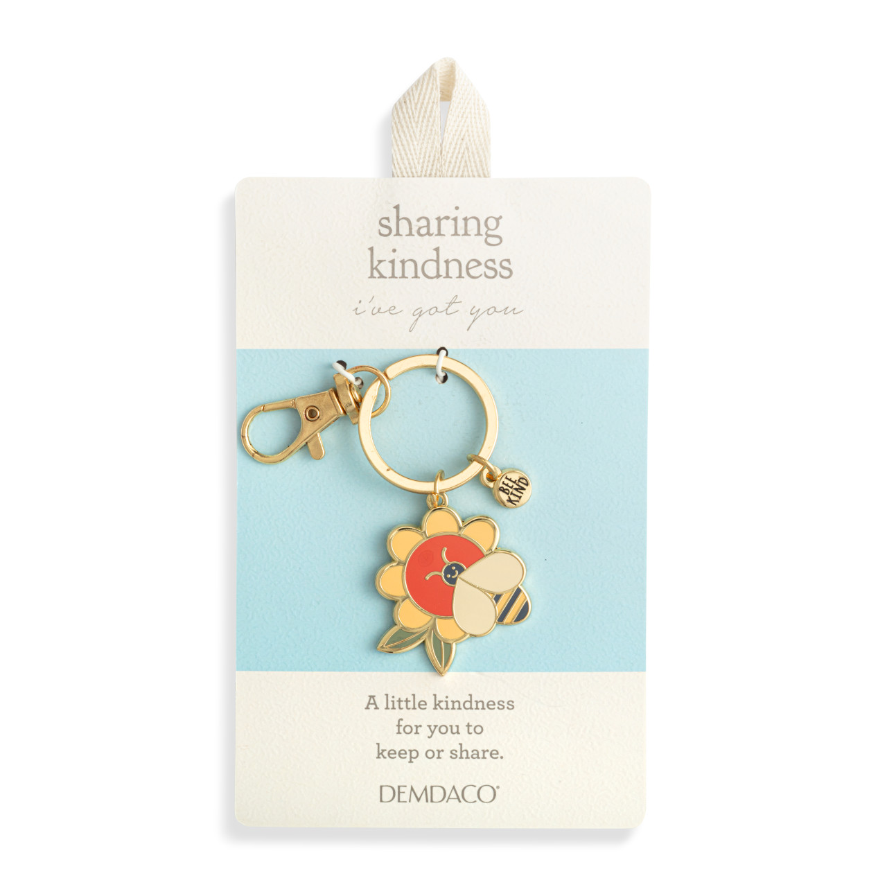 Sharing Kindness Keychain - Flower 1in thumbnail
