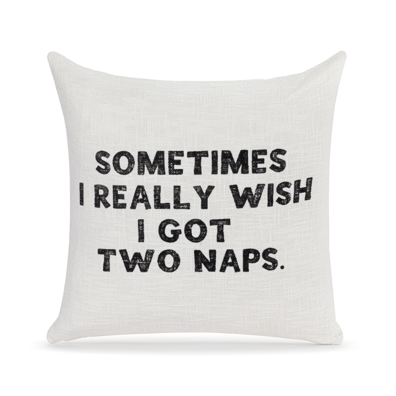 Live From Snack Time Two Naps Square Pillow - 18in thumbnail