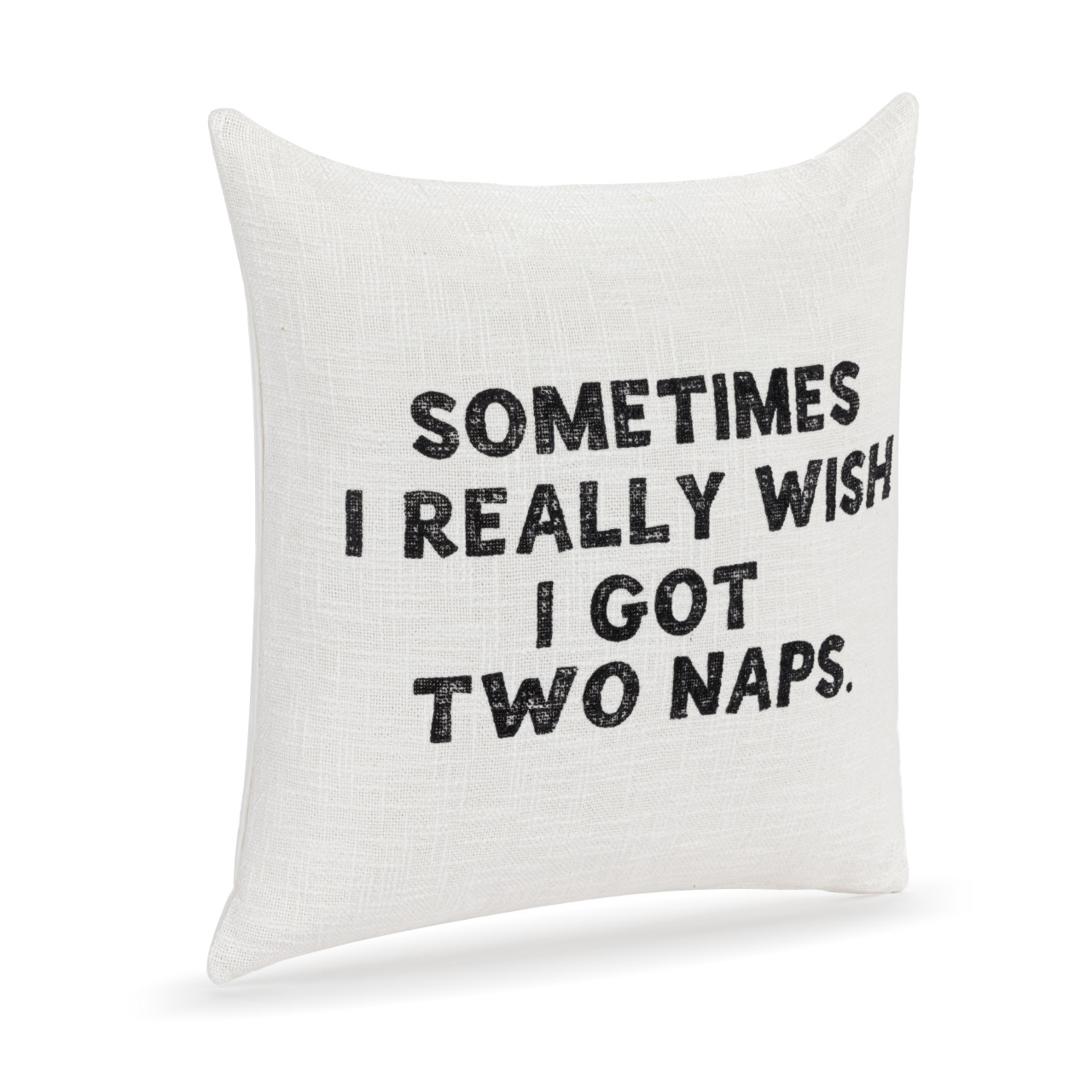 Live From Snack Time Two Naps Square Pillow - 18in thumbnail