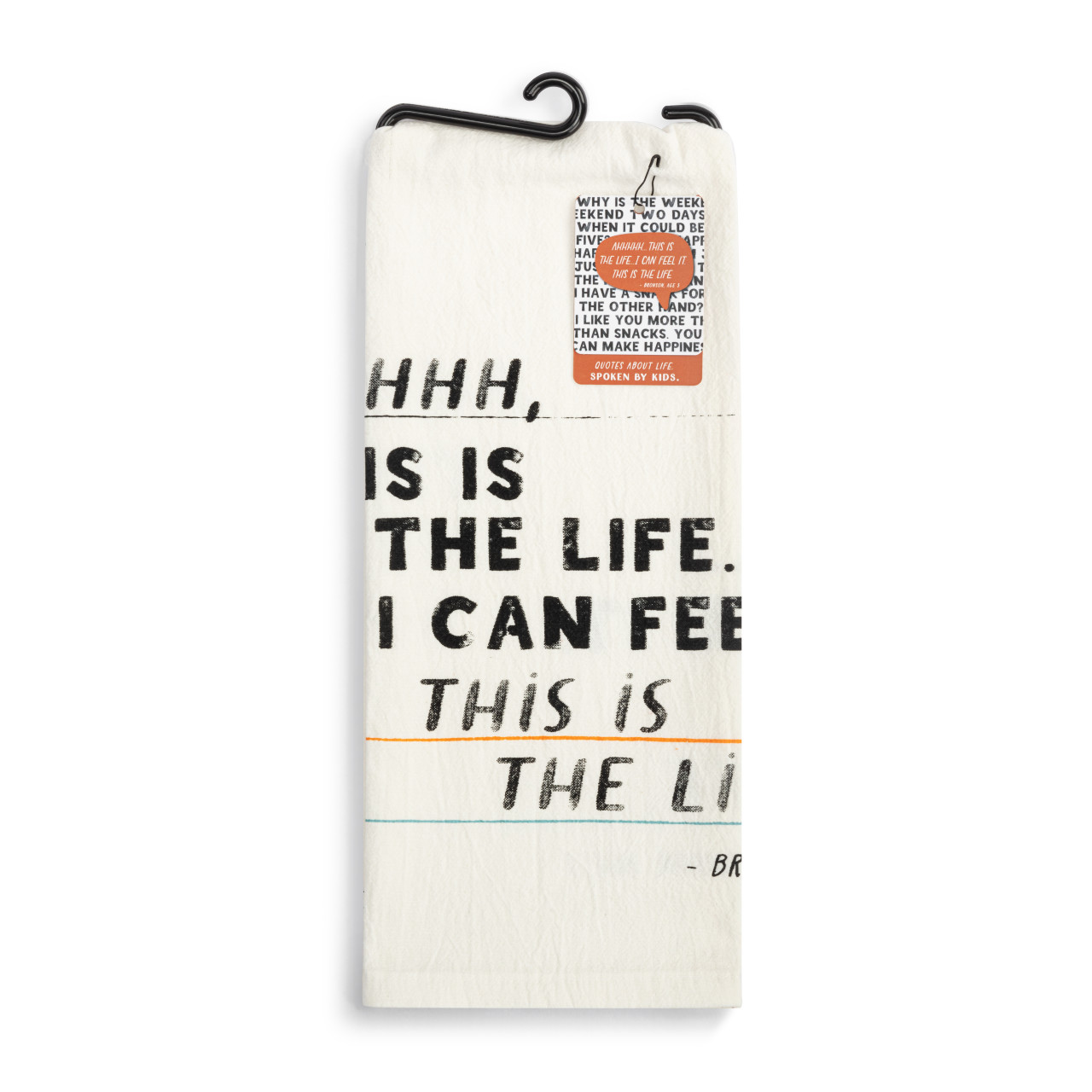 Live From Snack Time This is the Life Flour Sack Towel - 17x28in thumbnail