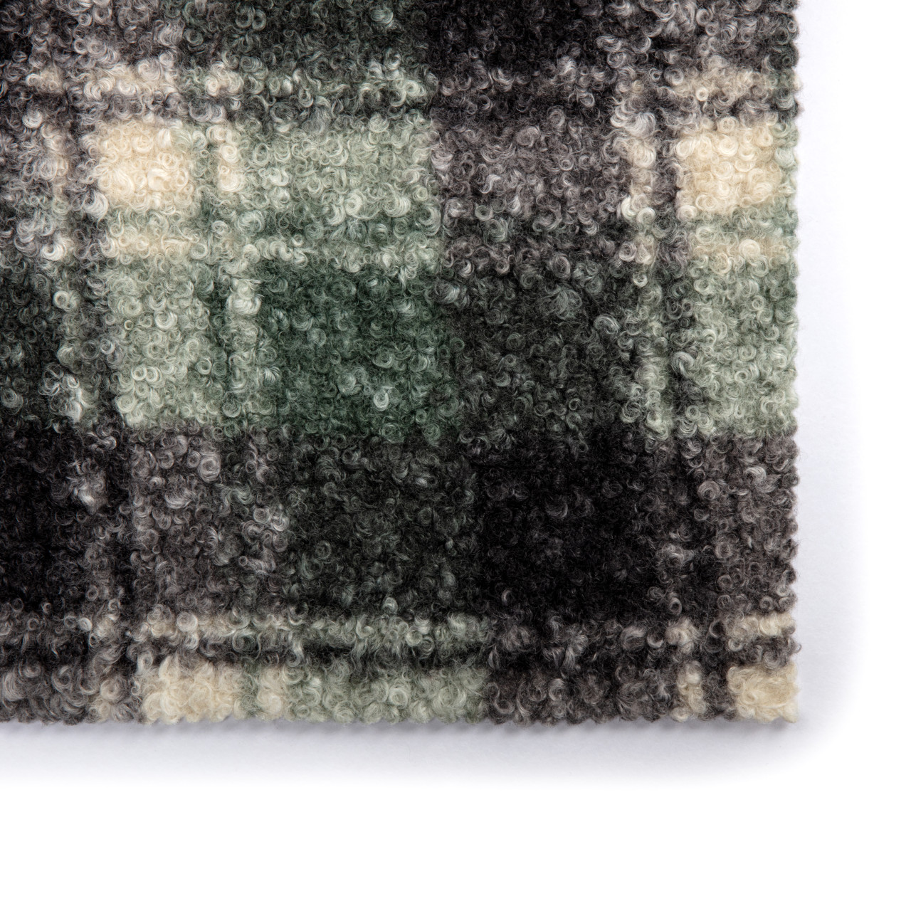 Green and Grey Plaid Throw Blanket thumbnail