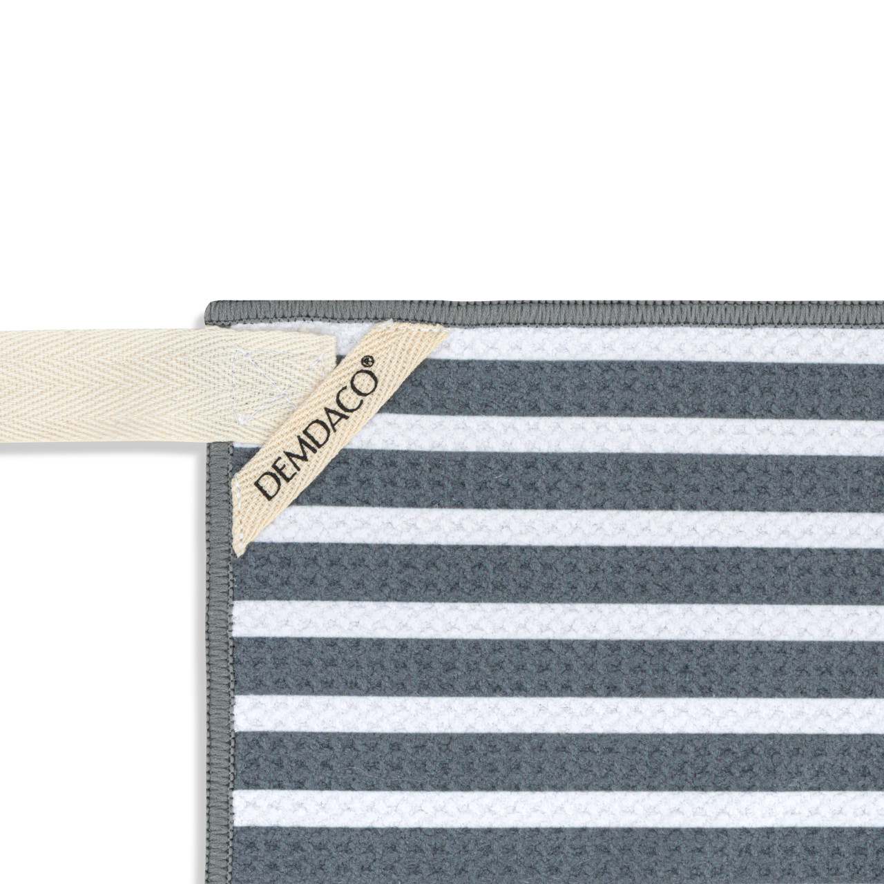 Let's Get Grillin Men's Grey Absorbent Half Apron - 27x20in thumbnail