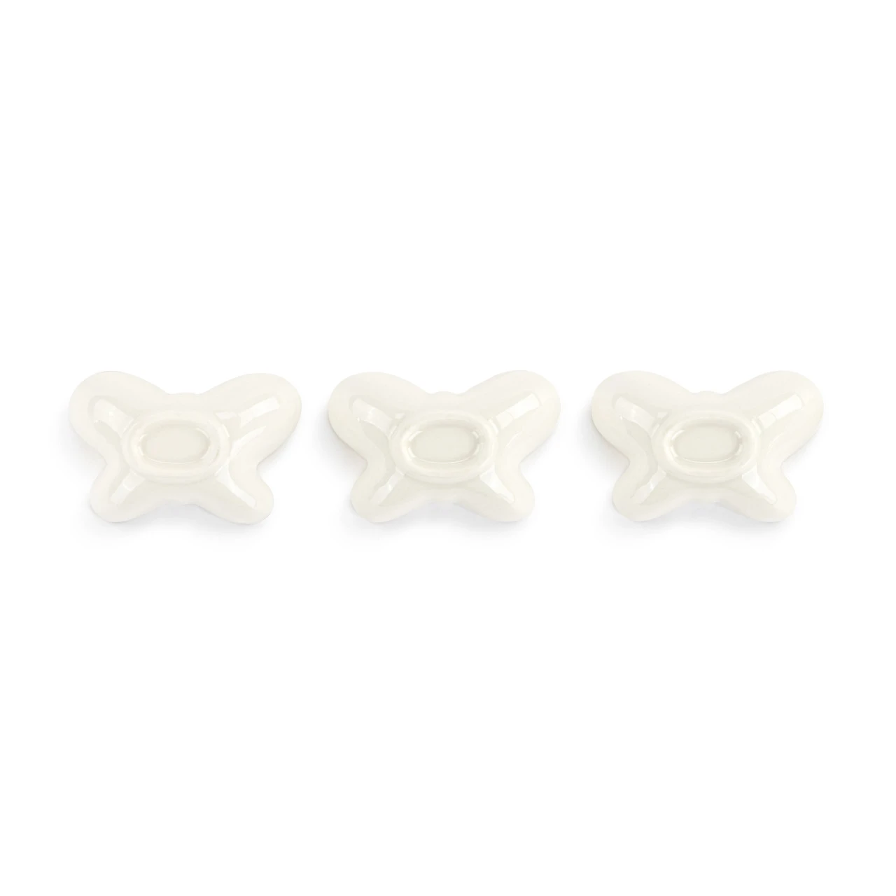 Butterfly Shaped Mini Ceramic Dishes 3 Assorted - 3x1in thumbnail