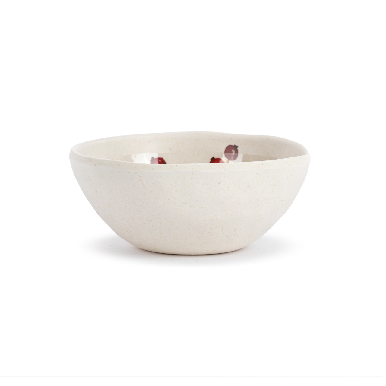 Cranberry Bamboo Melamine Dip Bowl - 12oz thumbnail