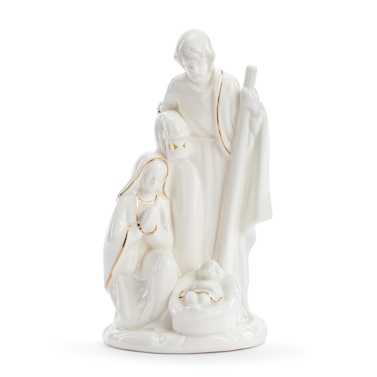 Ceramic LED Holy Family Figure - 5x10in thumbnail