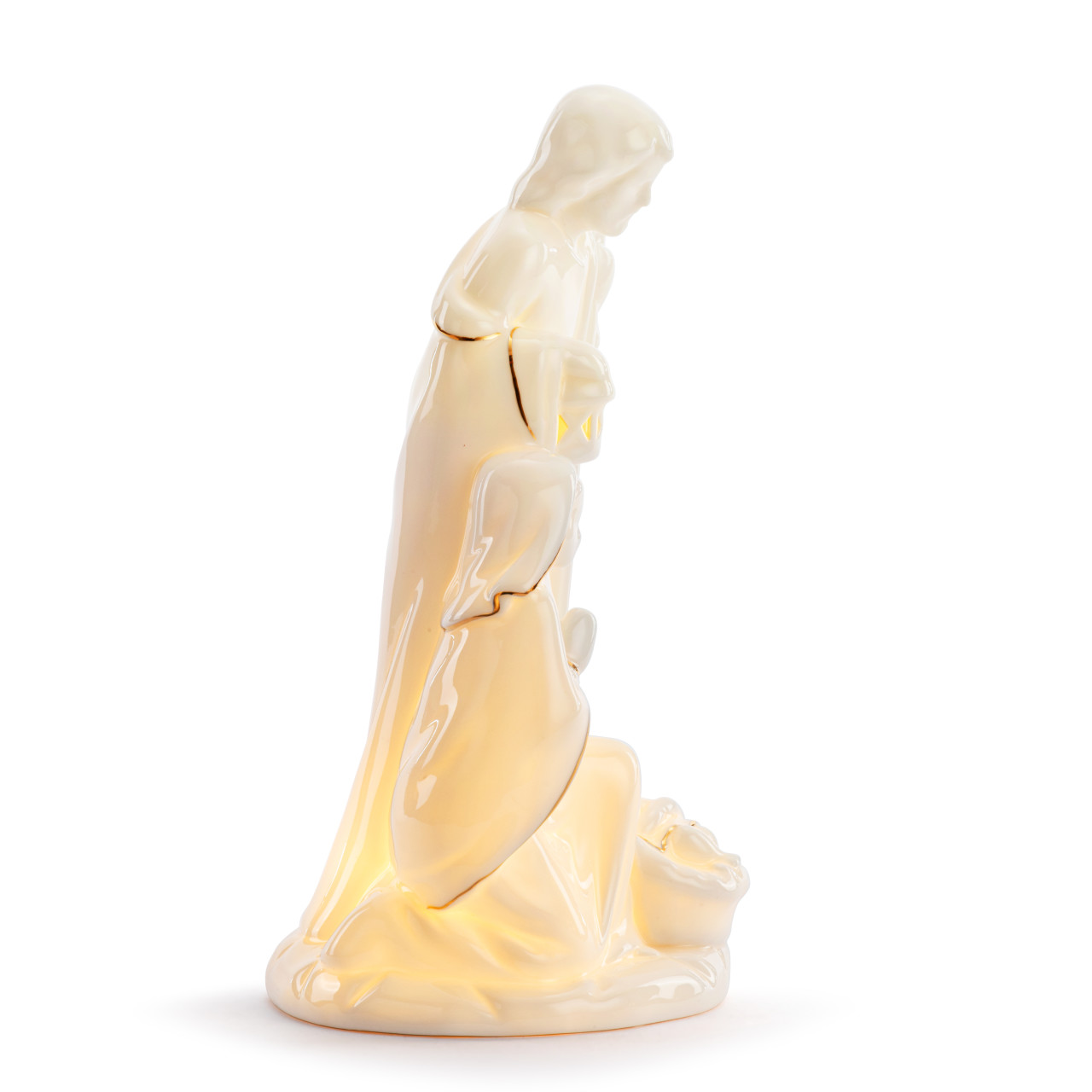 Ceramic LED Holy Family Figure - 5x10in thumbnail