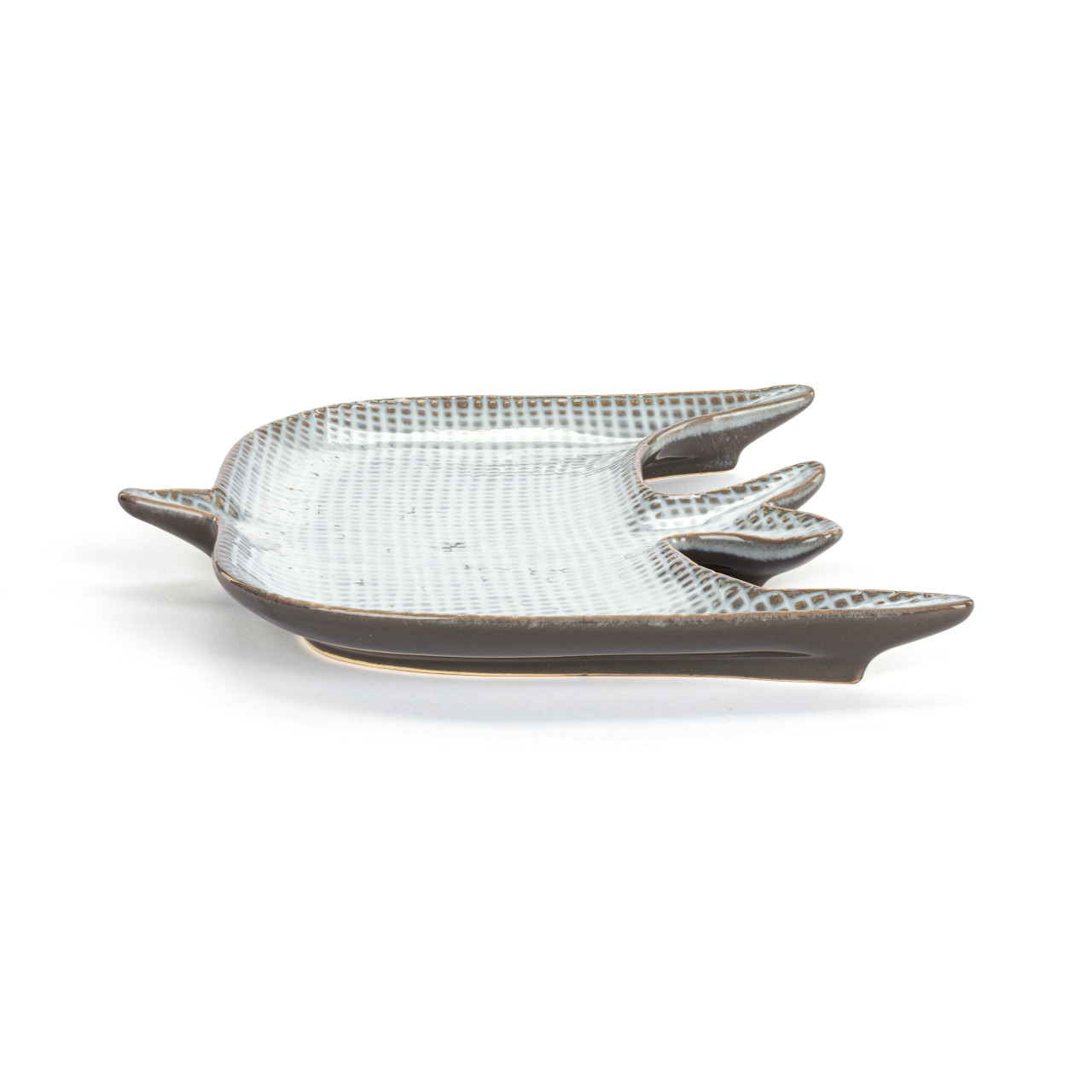 Textured Light Blue Medium Dove Dish - 8x8.5in thumbnail