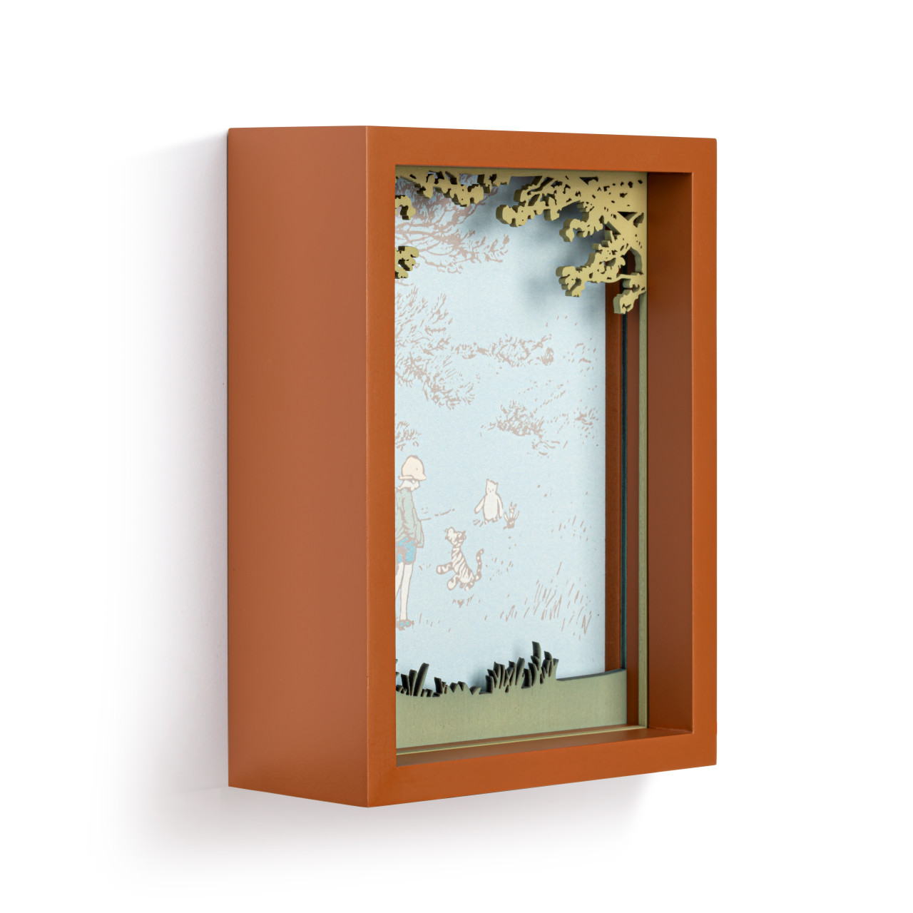 Winnie-the-Pooh Pooh + Friends Shadow Box Frame - 6x8in thumbnail