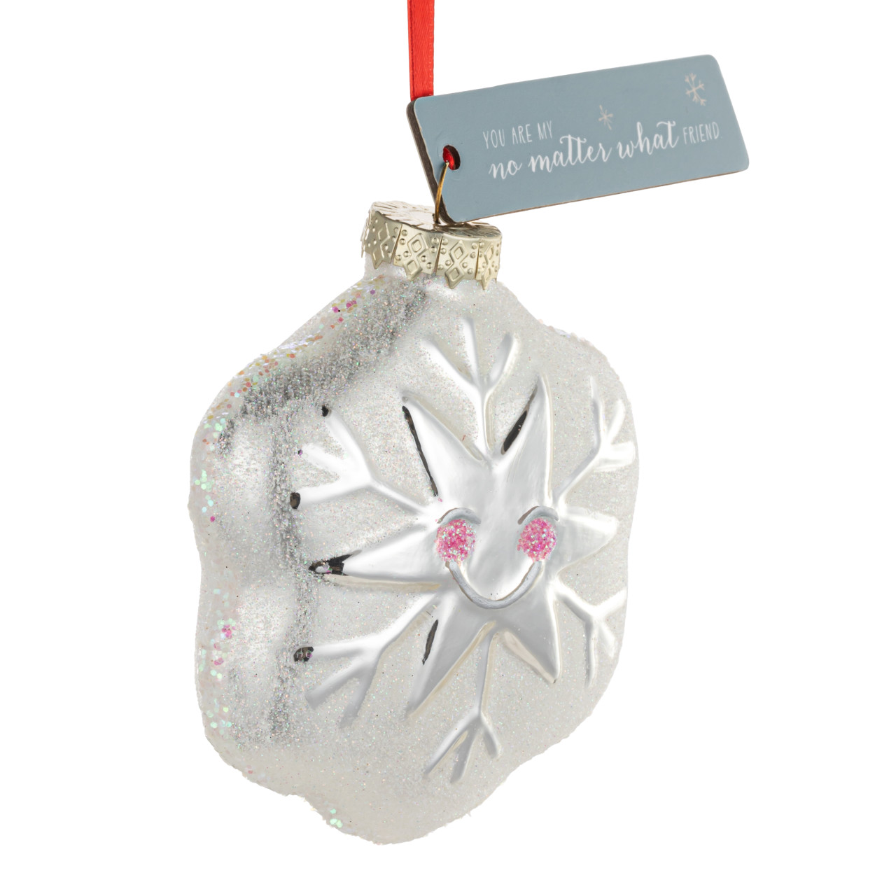 Live From Snack Time No Matter What Friend Ornament - 5in thumbnail