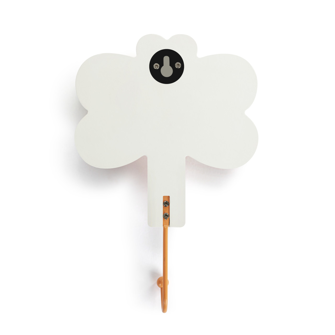 Patchwork Dragonfly Orange Wall Hook - 4x7in thumbnail