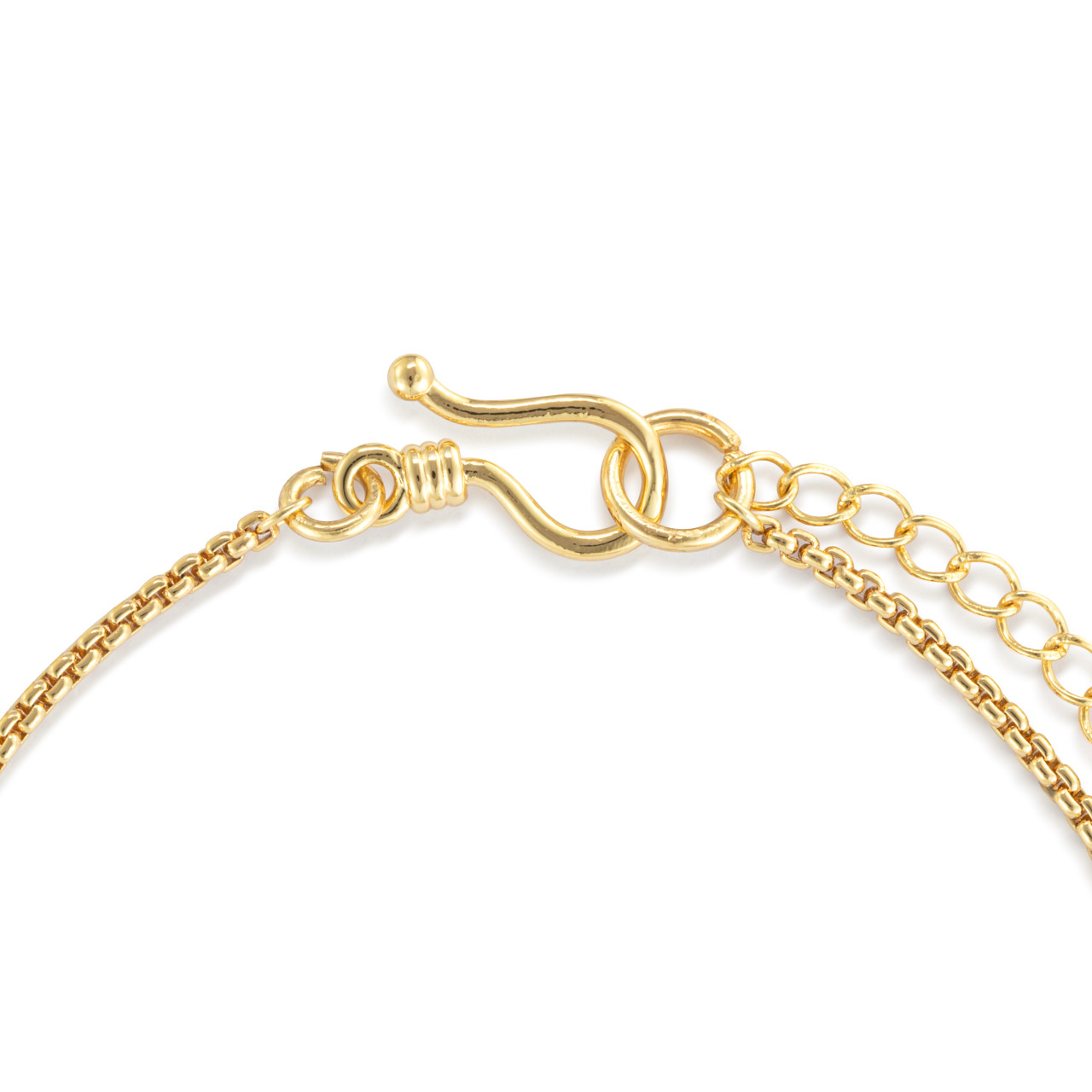Butterfly Open Charm Gold Bracelet 6.5in thumbnail