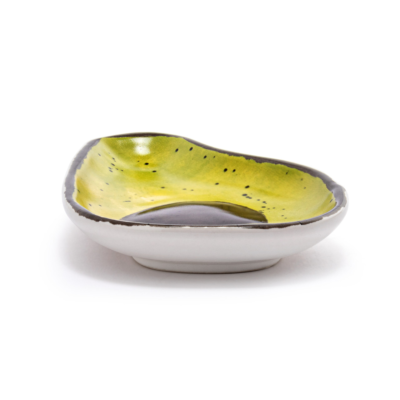 Avocado Shaped Ceramic Plate - 5in thumbnail