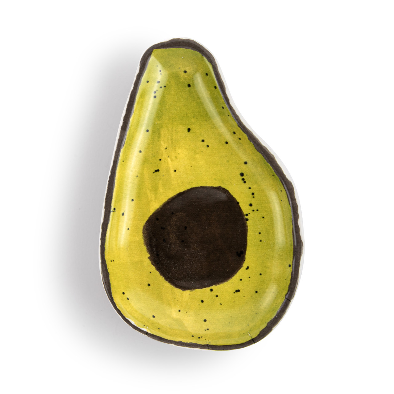 Avocado Shaped Ceramic Plate - 5in thumbnail