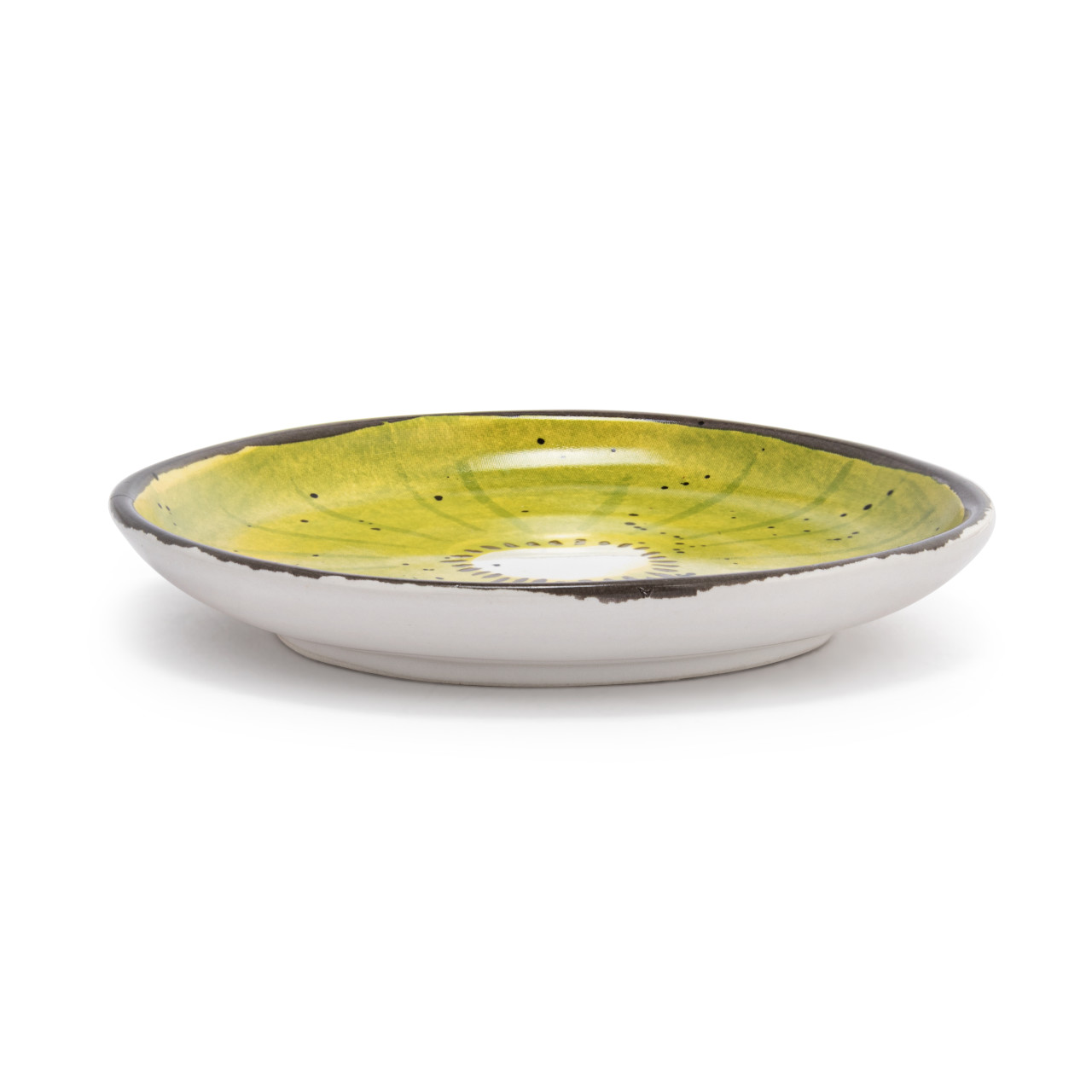 Kiwi Shaped Ceramic Plate - 5in thumbnail
