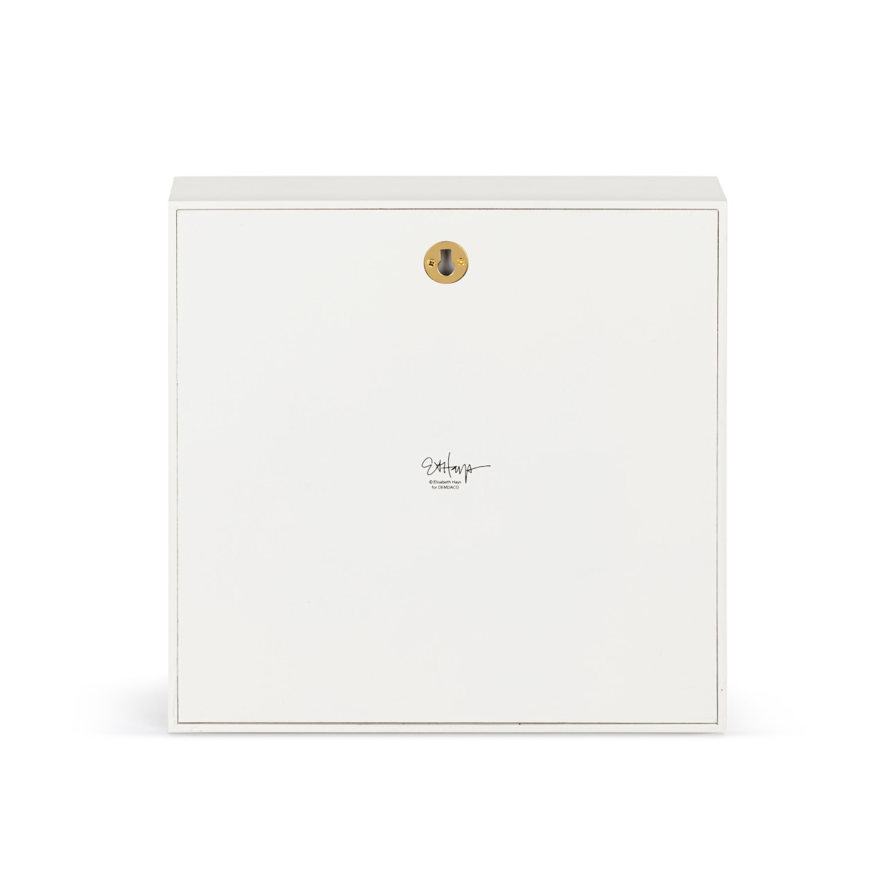 White & Gold Butterfly Wall Art - 10"sq thumbnail