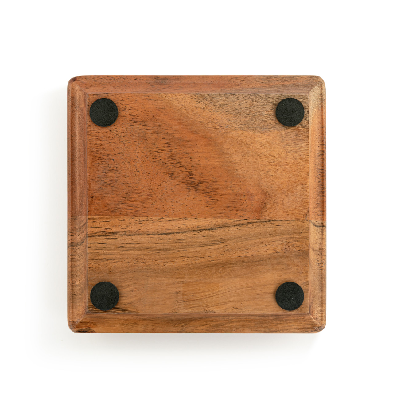 Silent Night Holy Night Etched Wood Trivet - 7.5in thumbnail