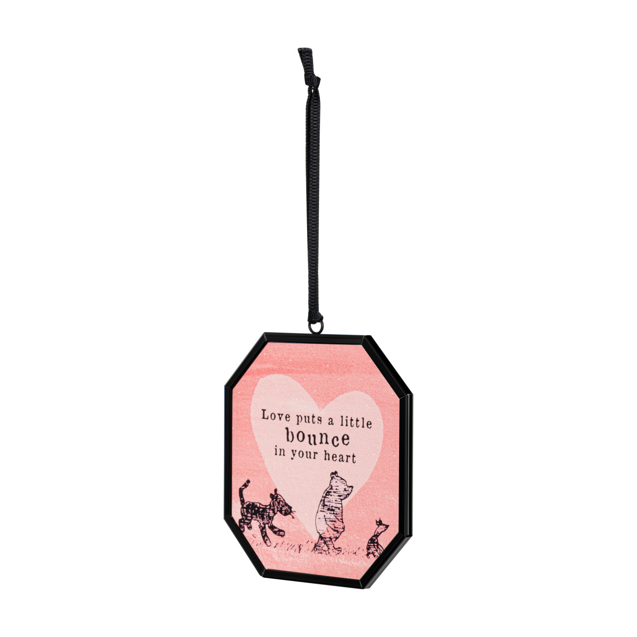 Winnie-the-Pooh Bounce in Your Heart Suncatcher - 3x3in thumbnail