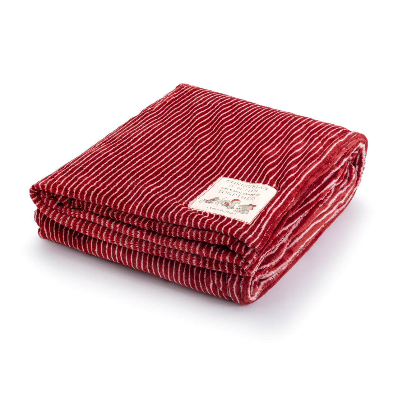 Winnie-the-Pooh Red Christmas Better Together Foot Pocket Blanket - 60x70in thumbnail
