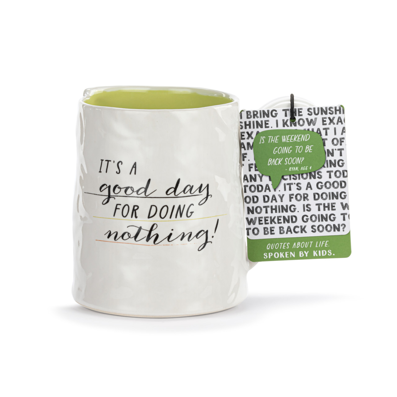 Live From Snack Time Good Day for Nothing Ceramic Notepaper Mug - 14oz thumbnail