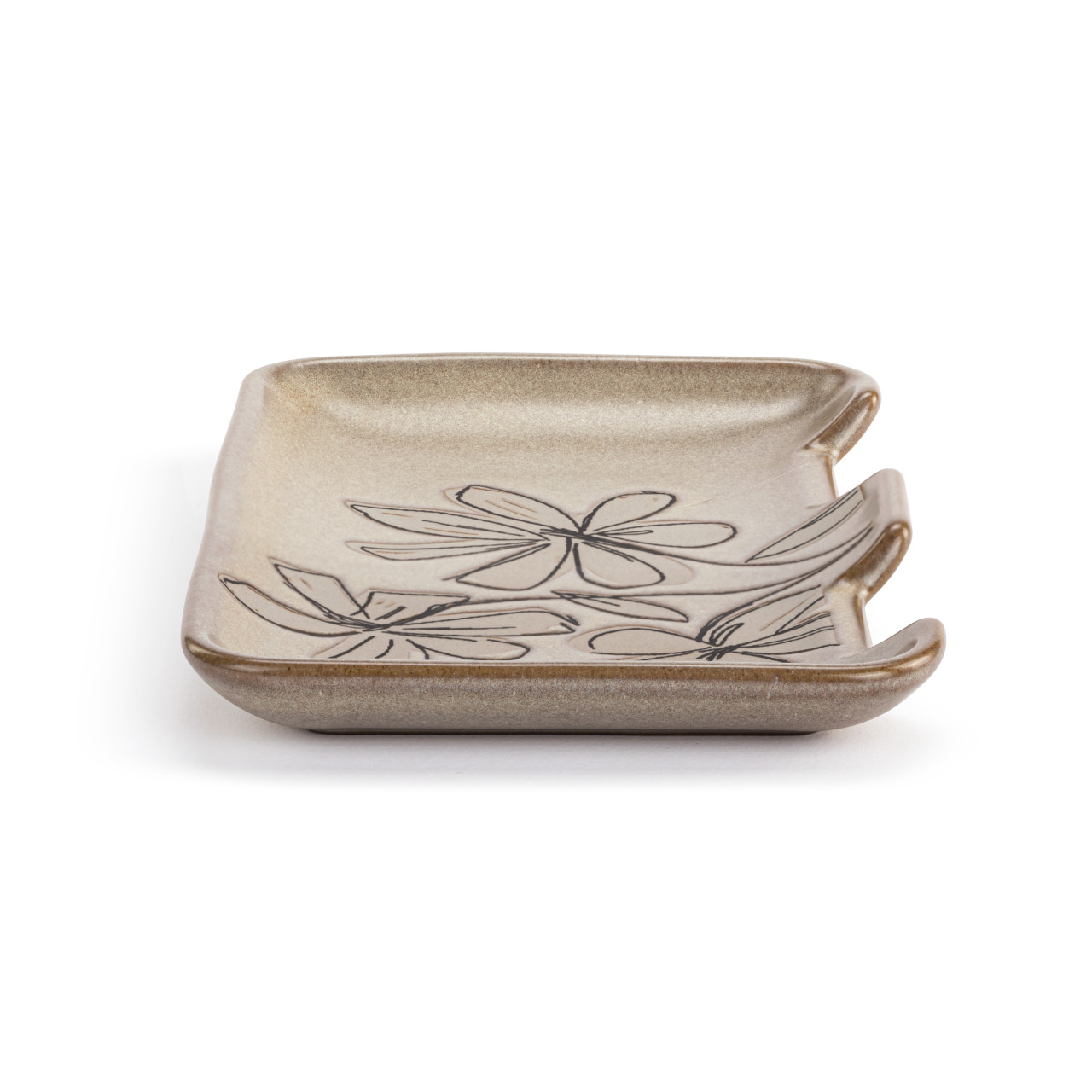 Magnolia Double Spoon Rest - 7x5in thumbnail