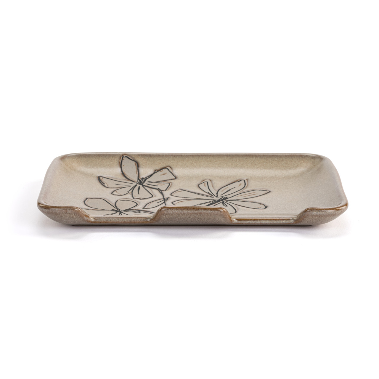 Magnolia Double Spoon Rest - 7x5in thumbnail