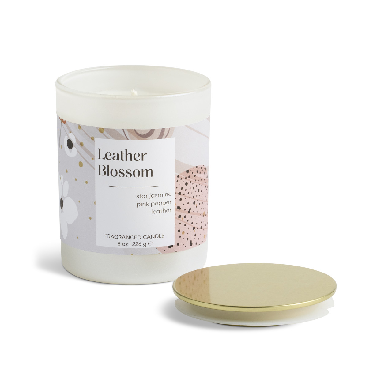 Palette Collection - Leather Blossom - 8 oz Candle thumbnail