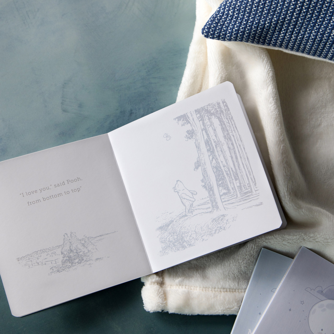 Winnie-the-Pooh Book and Blanket Gift Set - 5x5in thumbnail
