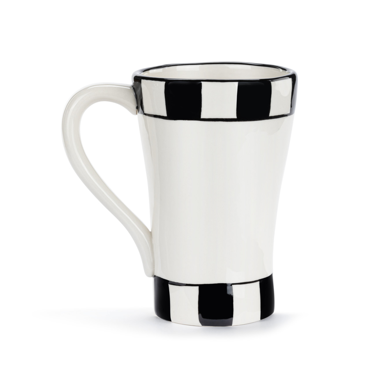 Nutcracker Black and White Checker Ceramic Mug - 16oz thumbnail