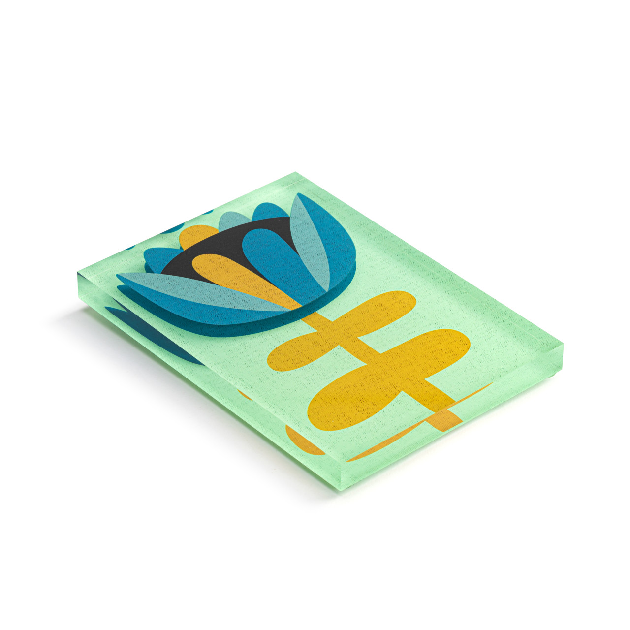 Bloom Together Tile Acrylic Wall Art - 5x7in thumbnail