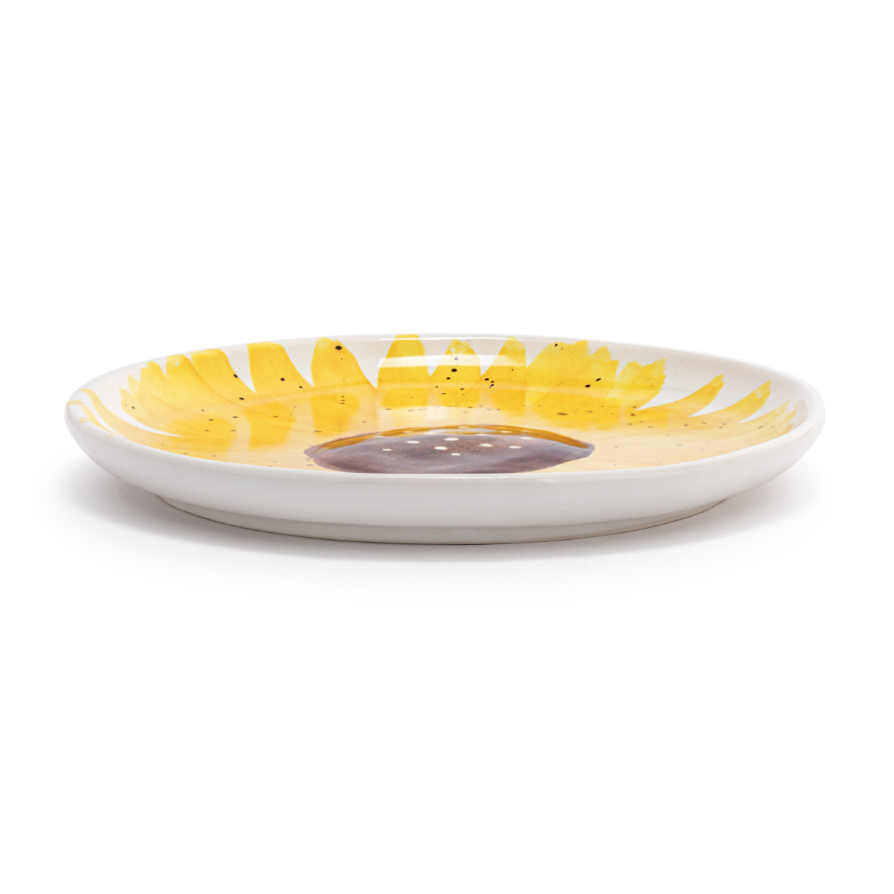 Sunflower Shaped Ceramic Plate - 8in thumbnail
