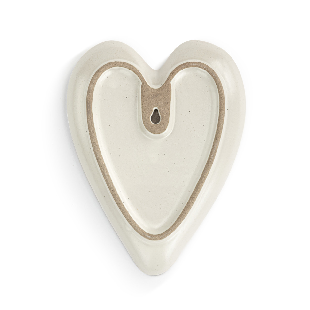 Black White Checker Heart Shaped Spoon Rest - 4.5x6.5in thumbnail