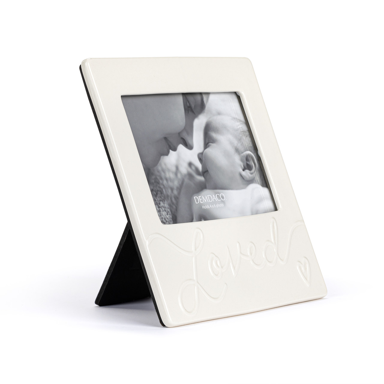 Luxurious Baby Loved Cream Photo Frame - 8x8in thumbnail