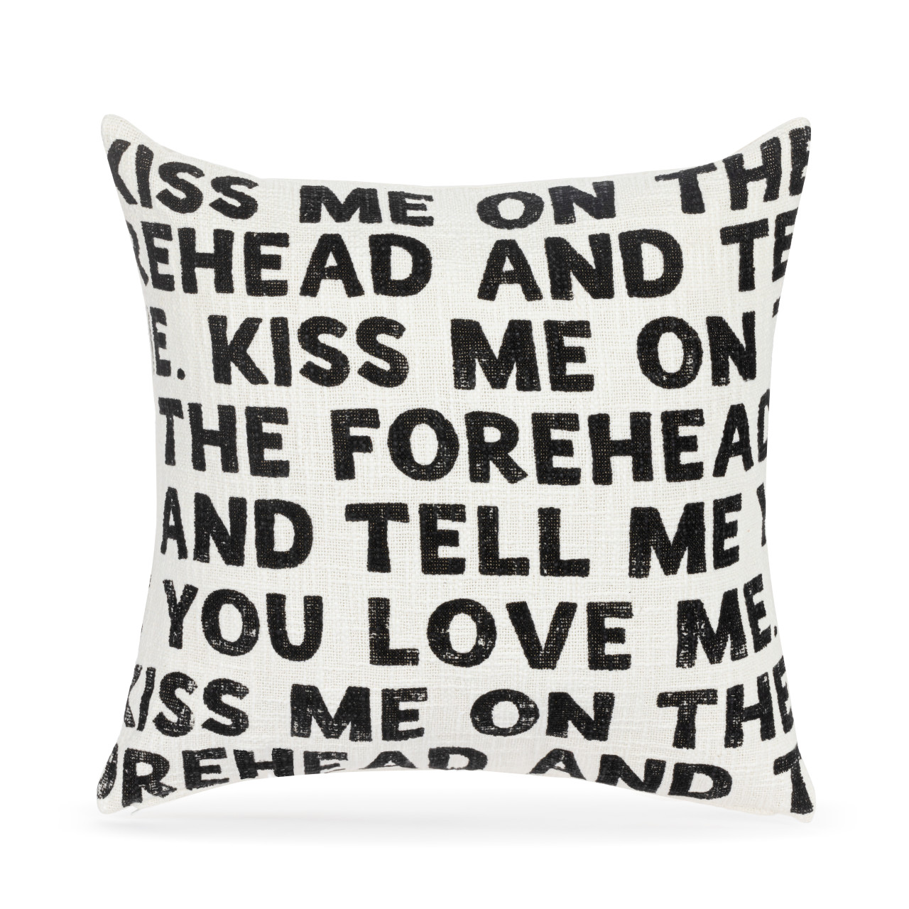 Live From Snack Time Tell Me You Love Me Square Pillow - 18in thumbnail