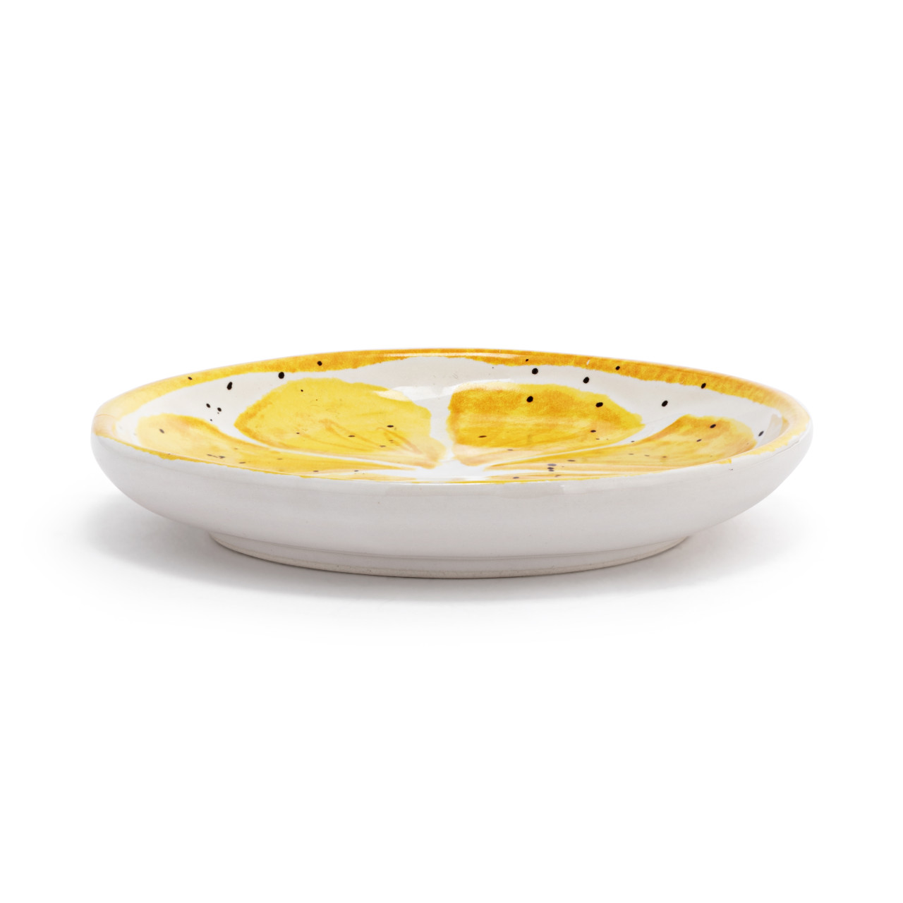 Lemon Shaped Ceramic Plate - 5in thumbnail