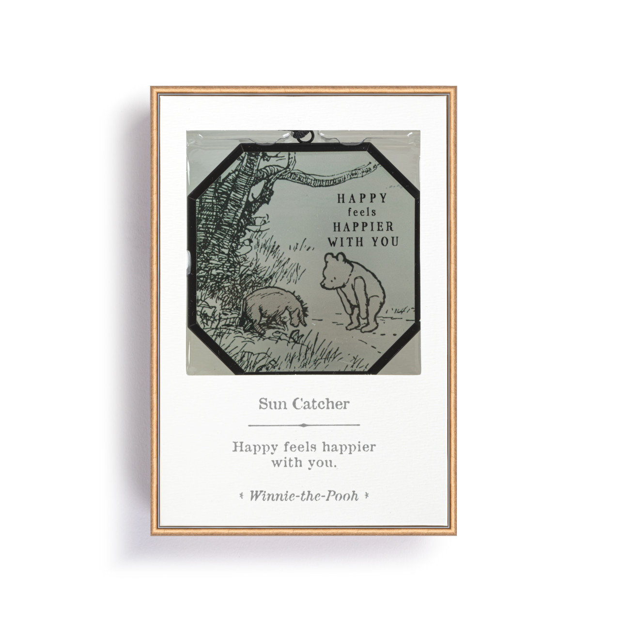 Winnie-the-Pooh Happier with You Suncatcher - 3x3in thumbnail