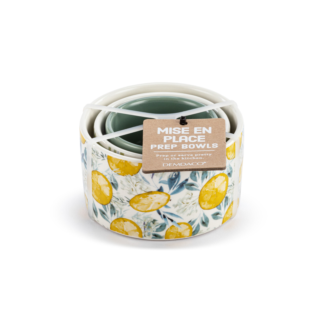 Nesting Prep Bowls Lemons - Set of 3 thumbnail