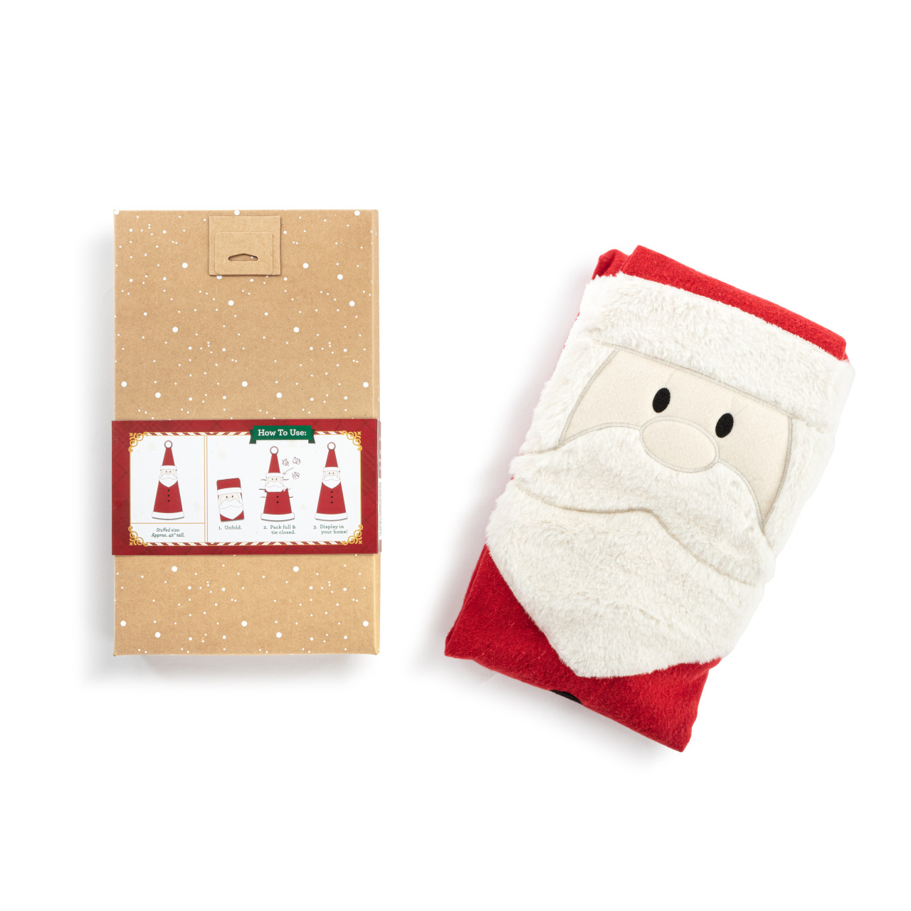 Santa Holiday Fabric Stuffable - 14x42in thumbnail