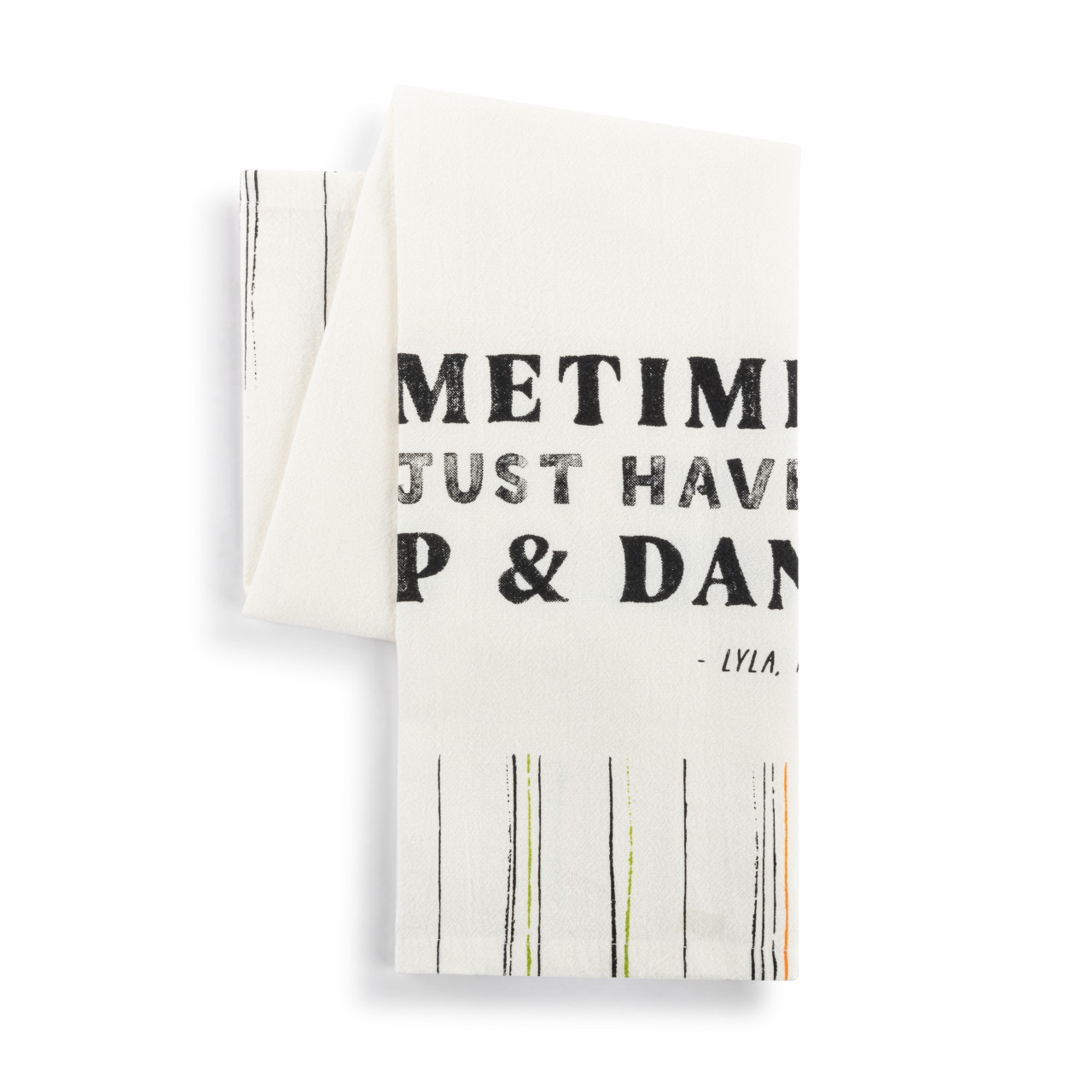 Live From Snack Time Stop & Dance Flour Sack Towel - 17x28in thumbnail