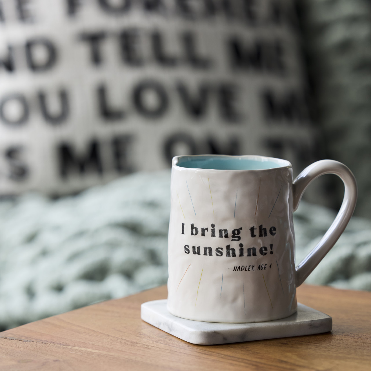 Live From Snack Time I Bring the Sunshine Ceramic Notepaper Mug - 14oz thumbnail