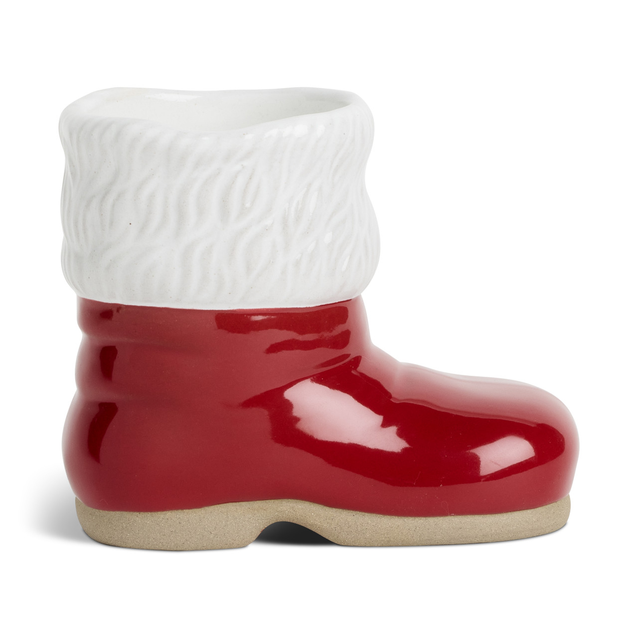Santa's Chocolate Peppermint Boot Candle - 7.5oz thumbnail