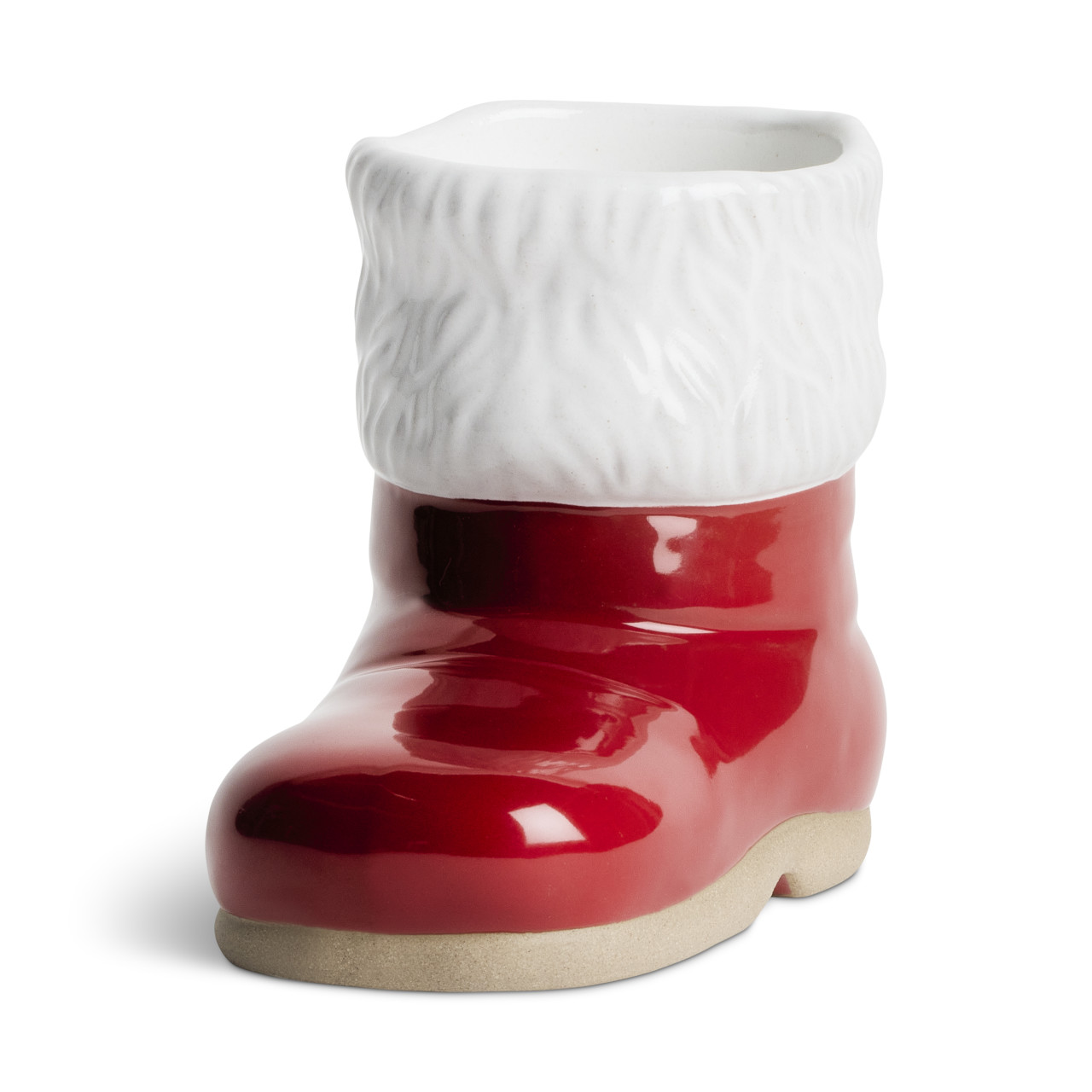 Santa's Chocolate Peppermint Boot Candle - 7.5oz thumbnail