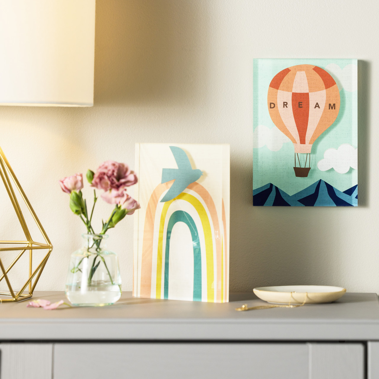 Dream Together Tile Acrylic Wall Art - 5x7in thumbnail