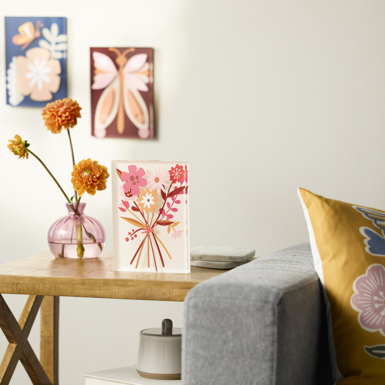 Grateful Together Tile Acrylic Wall Art - 5x7in thumbnail