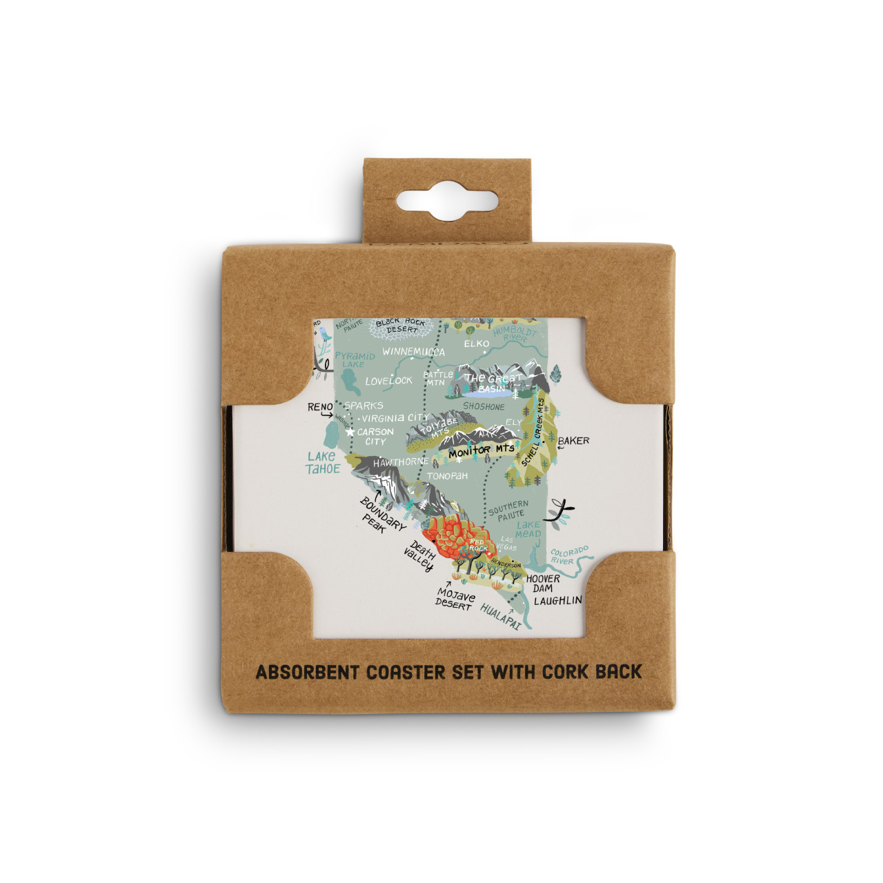 Nevada State Coasters - Set of 4 thumbnail