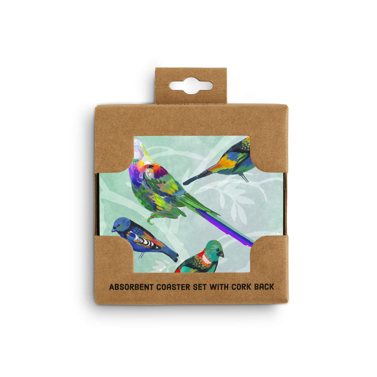 Parrots Coasters - Set of 4 thumbnail